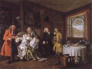 William Hogarth Marriage a la mode VI The Lady-s Death oil painting on canvas